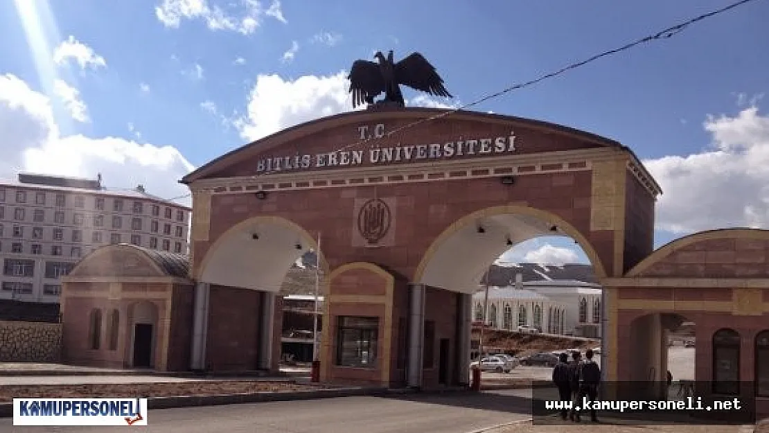 Bitlis Eren Üniversitesi 4 Akademik Personel Alacak