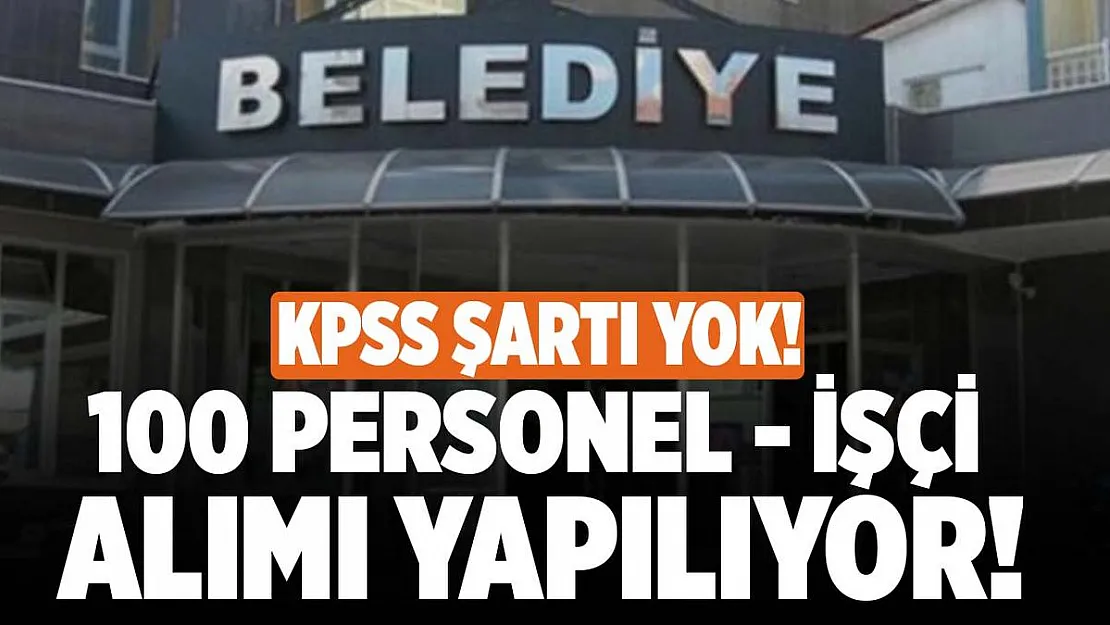 Bodrum Belediyesi bünyesine 100 personel ve işçi alımı yapıyor!  Başvurular başladı!