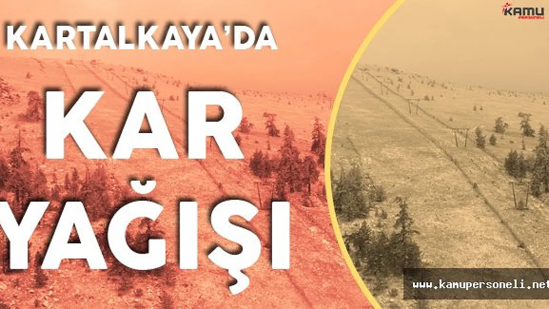 Bolu Kartalkaya Karlara Büründü