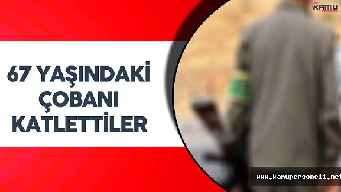 Bölücü Teröristler 67 Yaşındaki Çobanı Öldürdü