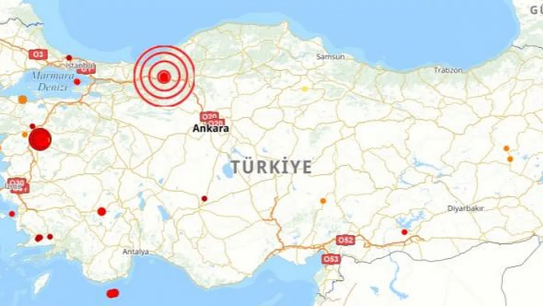 Bolu'da peş peşe deprem oldu!