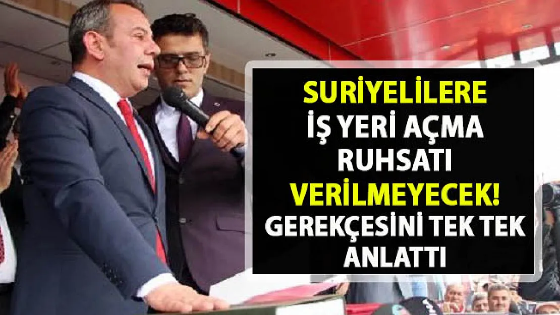 Bolu'da suriyelilere iş yeri açma izni verilmeyecek! Bolu Belediye Başkanı'ndan flaş kararlar!..