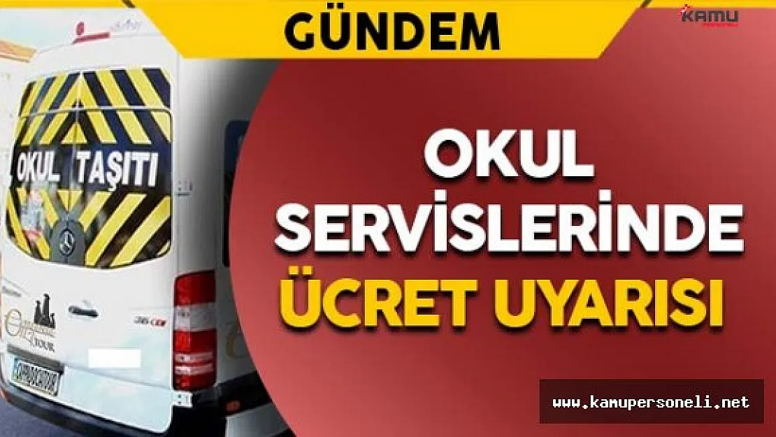 Bostancı: &quotFazla Servis Ücreti İsteyenleri Şikayet Edin"