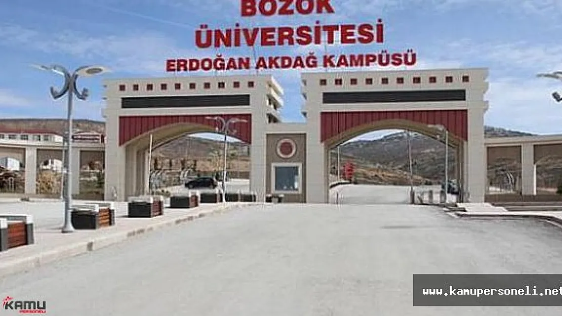 Bozok Üniversitesi 1 Akademik Personel Alacak