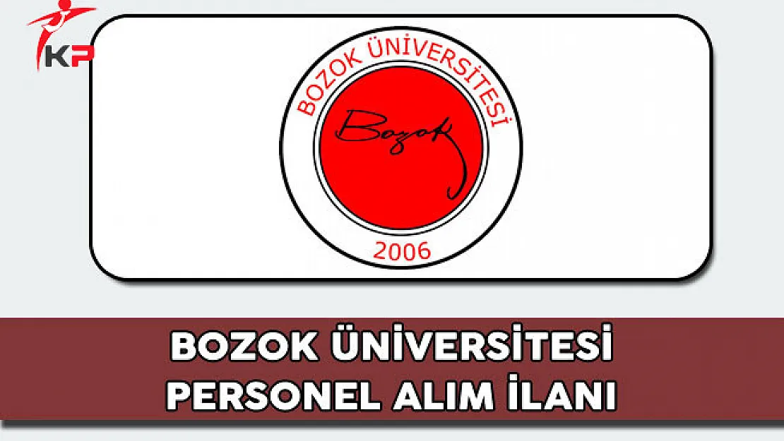 Bozok Üniversitesi Personel Alım İlanı 2017