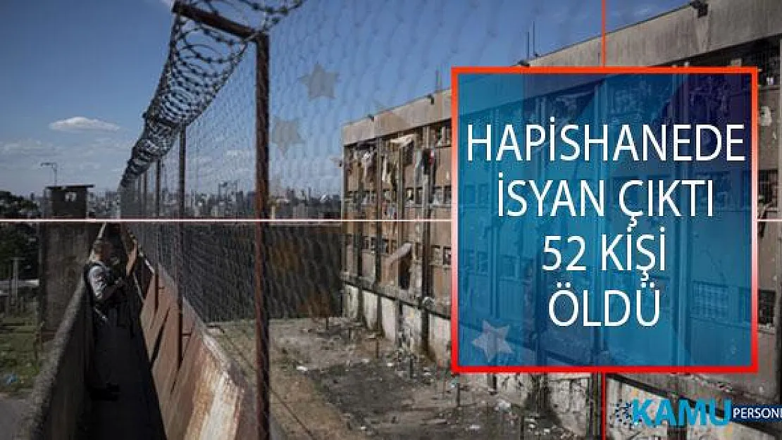Brezilya'nın Almun Altamira Kentindeki Hapishanede İsyan Çıktı! 52 Kişi Öldü!