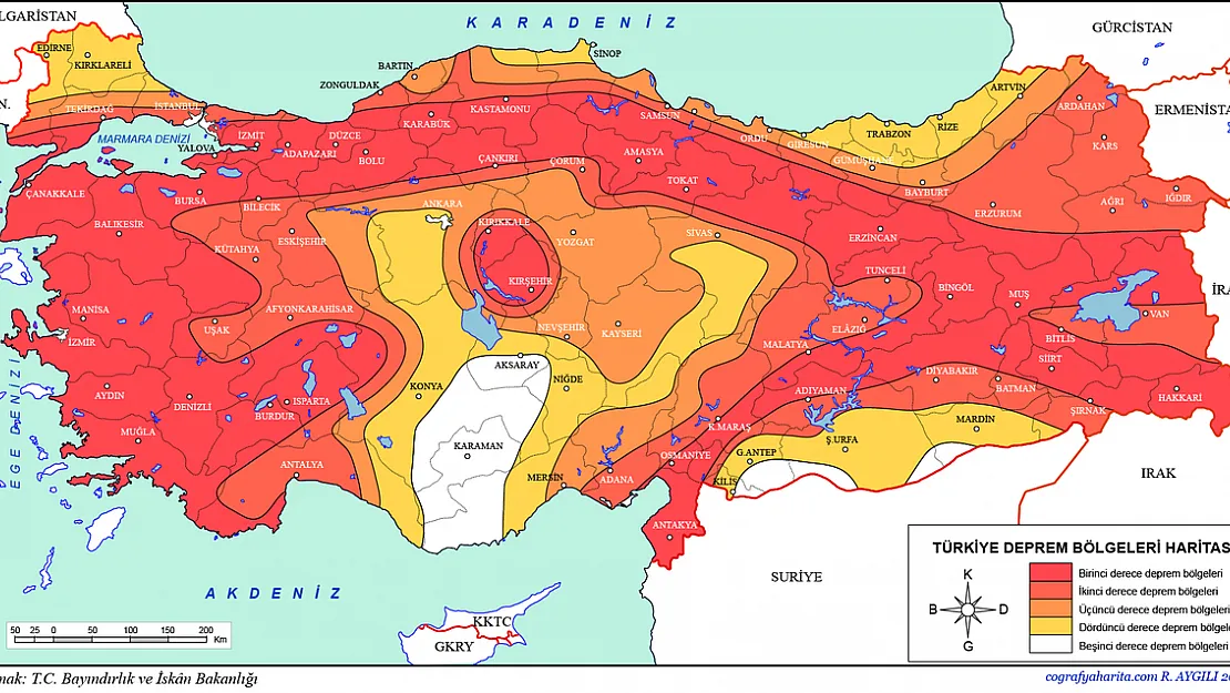 Bu bölgelerimiz için 6,5 ve üzeri büyüklüğünde deprem uyarısı!