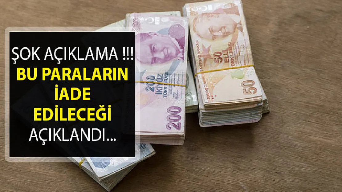 Bu Hizmetlerden Yararlanamayanlar Dikkat! Bu Paraların İade Edileceği Açıklandı