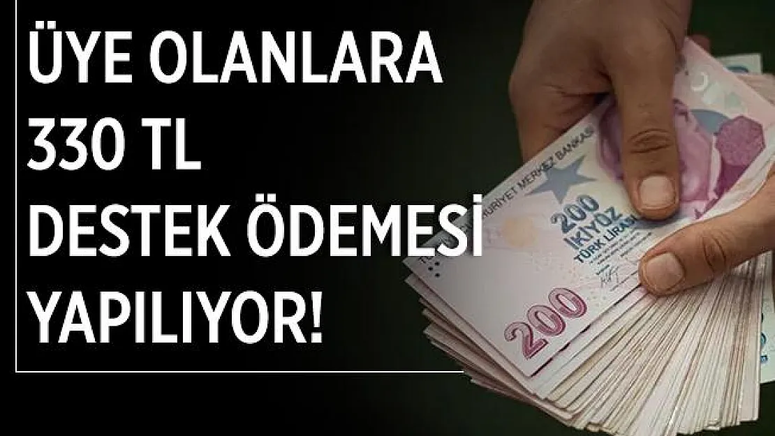Bu yardımı çoğu kişi bilmiyor ama üye olan herkese 330 TL ödeme yapılıyor! Başvuru şartları nedir?