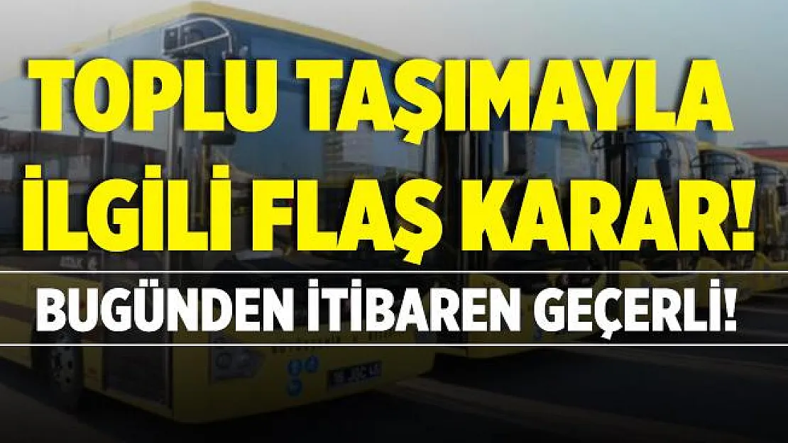 Bursa'da 65 yaş üstü vatandaşlar için yeni karar! Toplu taşımaya ücretsiz binemeyecekler!