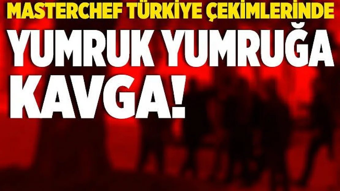 Bursa'da MasterChef çekimleri öncesinde şoke eden kavga! Yumruk yumruğa birbirine girdiler!