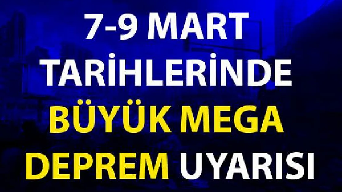 Büyük deprem için tarih verdi! 7 ila 8 büyüklüğünde mega deprem uyarısı!