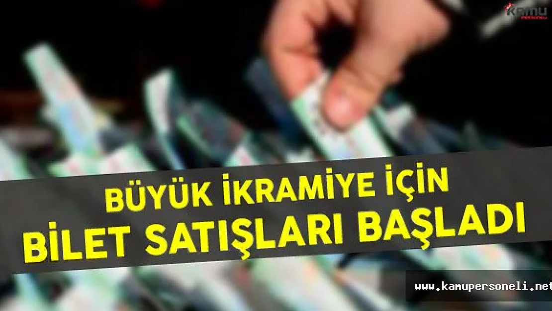 Büyük İkramiye İçin Milli Piyango Biletlerinin Satışı Başladı