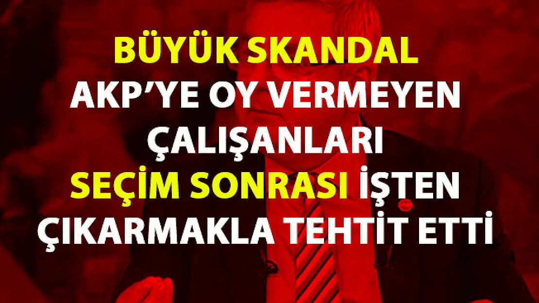 Büyük skandal! Mehmet Metiner, AKP'ye oy vermeyenleri işten çıkarma ile tehtit etti