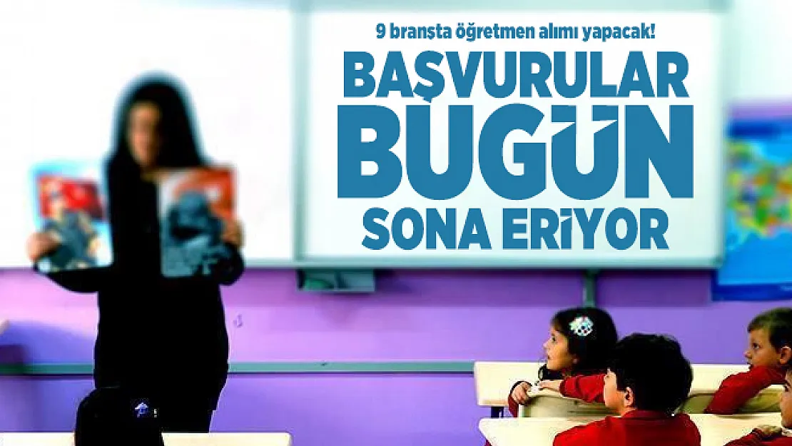 Büyükşehir Belediyesi 9 branşta öğretmen alımı yapacak! Başvurular bugün sona eriyor