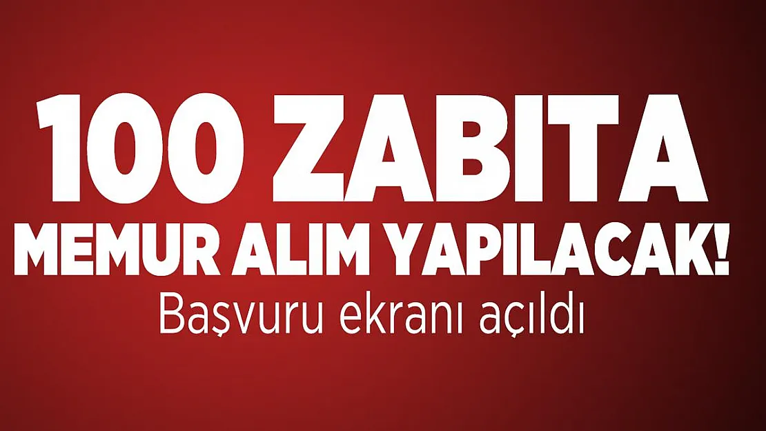 Büyükşehir belediyesi erkek kadın 100 zabıta memur alım yapacak! Başvuru ekranı açıldı