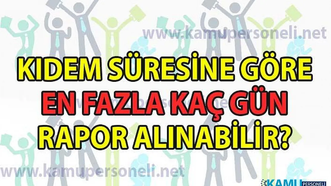 Çalışanın yıllık rapor alma hakkı en fazla kaç gündür?