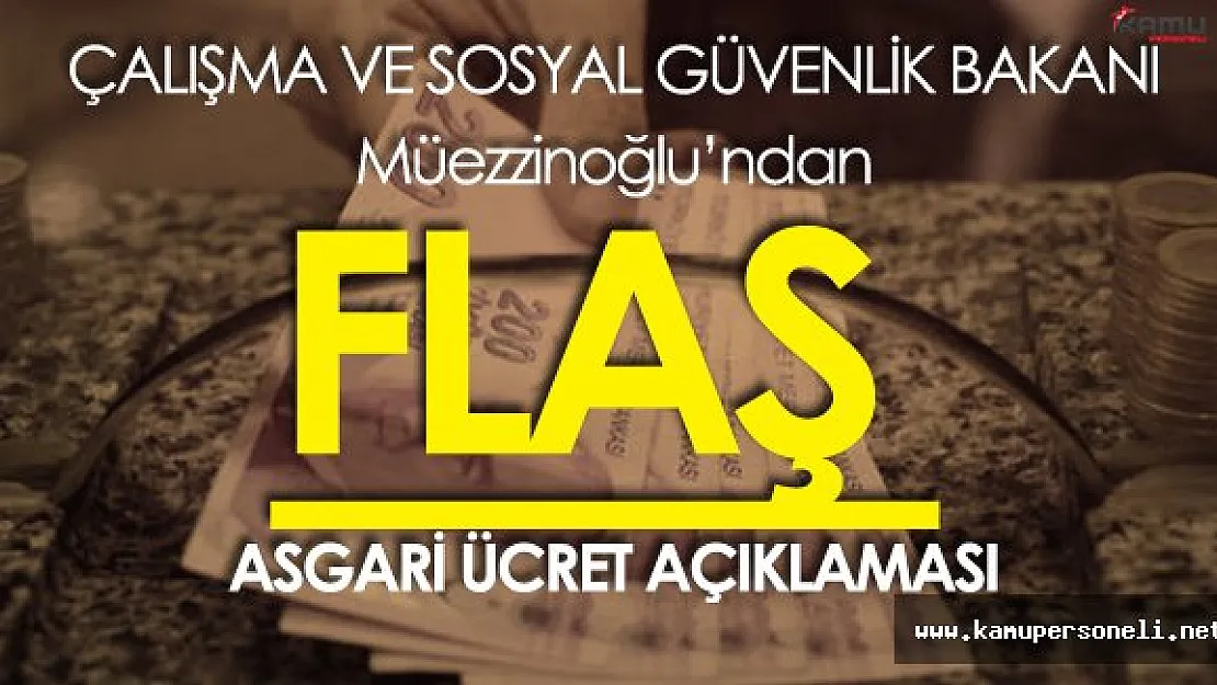 Çalışma Bakanı: &quotGönül İster ki Asgari Ücret 1750  TL Olsun"