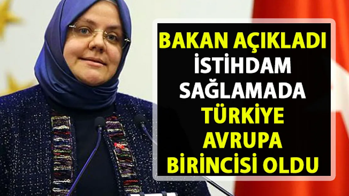 Çalışma Bakanı Selçuk, İstihdam Teşvikleri Hakkında Açıklamalarda Bulundu