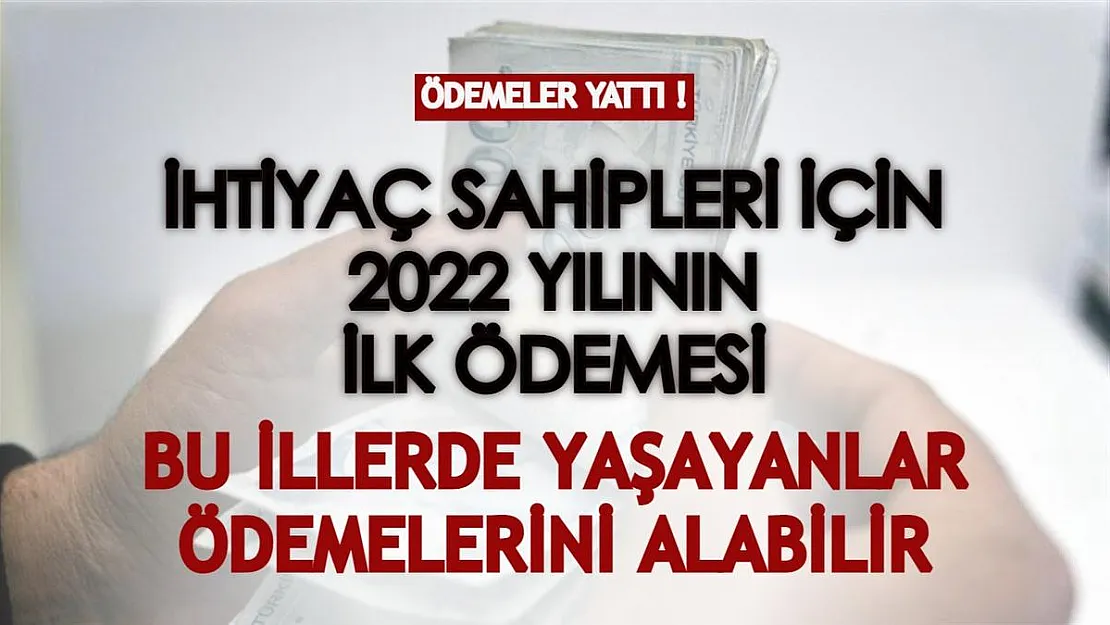 Çalışmayan, ihtiyaç sahibi kişilerin hesabına her ay devlet ödemesi yatıyor! Bu illerde yaşayanlar ödemelerini alabilir