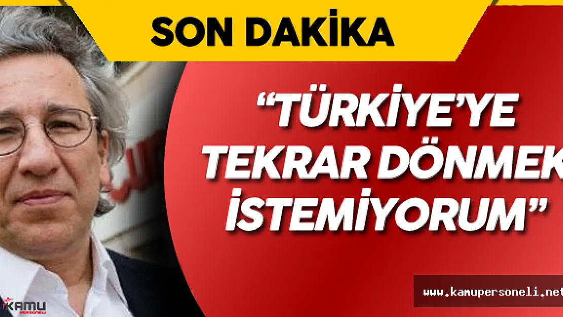 Can Dündar Kaçtı !  ' OHAL Bitene Kadar Türkiye'ye Dönmek İstemiyorum'