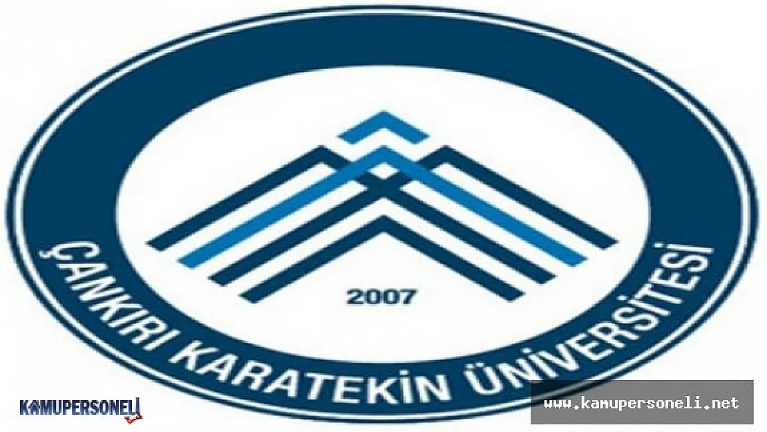 Çankırı Karatekin Üniversitesi 33 Akademik Personel Alım İlanı 2016