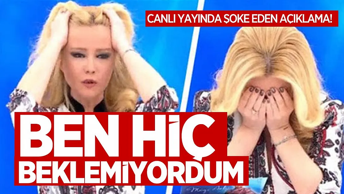 Canlı yayında Müge Anlı şoke eden açıklama! Ben hiç beklemiyordum