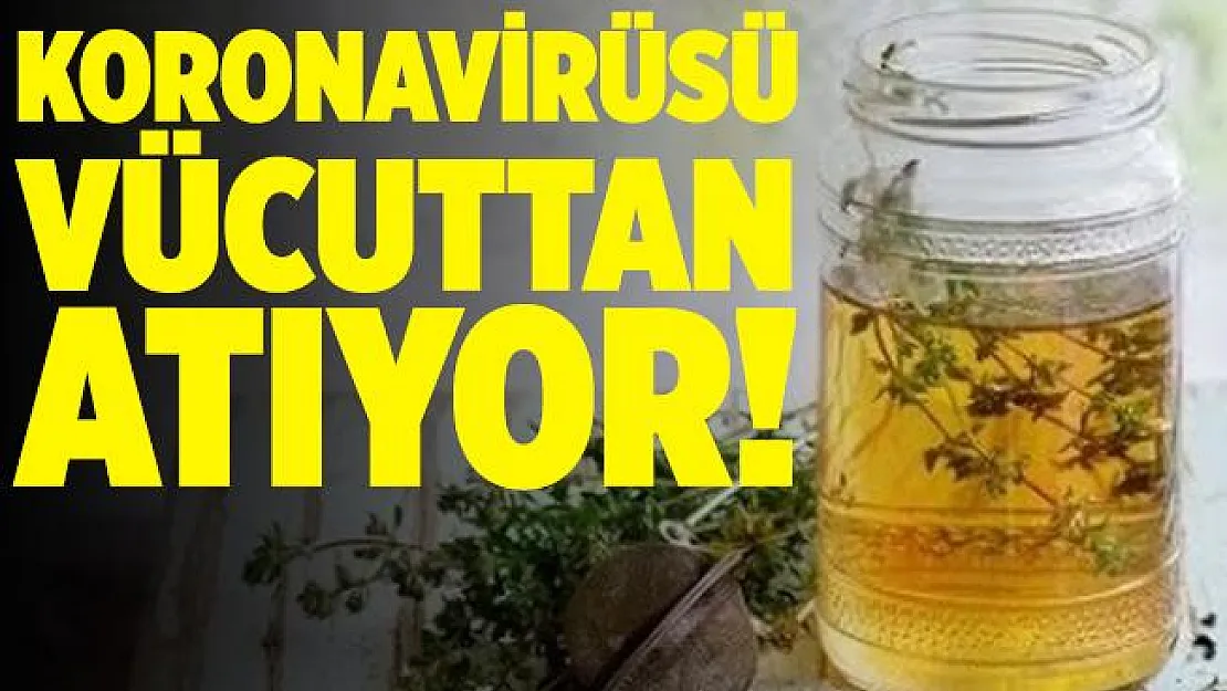Çayını yapabilir suyunu içebilirsiniz! Koronavirüsü vücuttan atıyor!