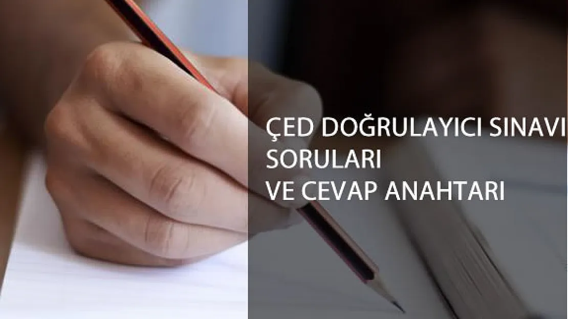 ÇED Doğrulayıcı Sınavı Soruları ve Cevapları