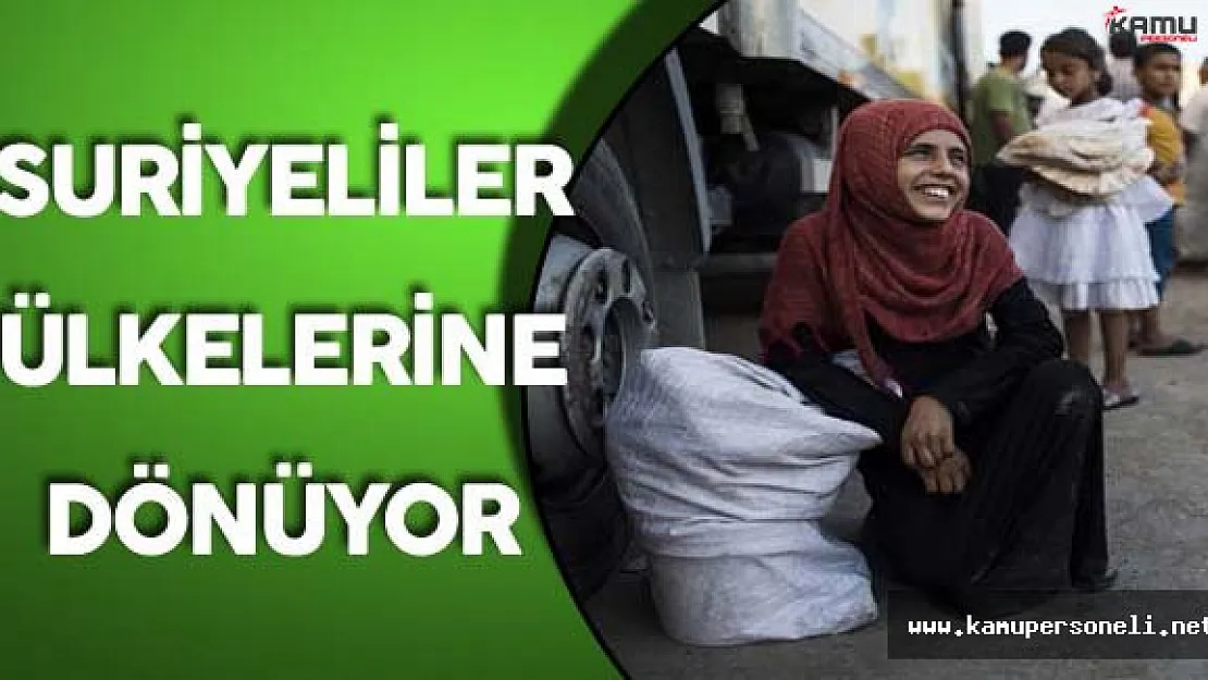 Cerablus'a Dönen Suriyeli Sayısı 3 Bini Geçti