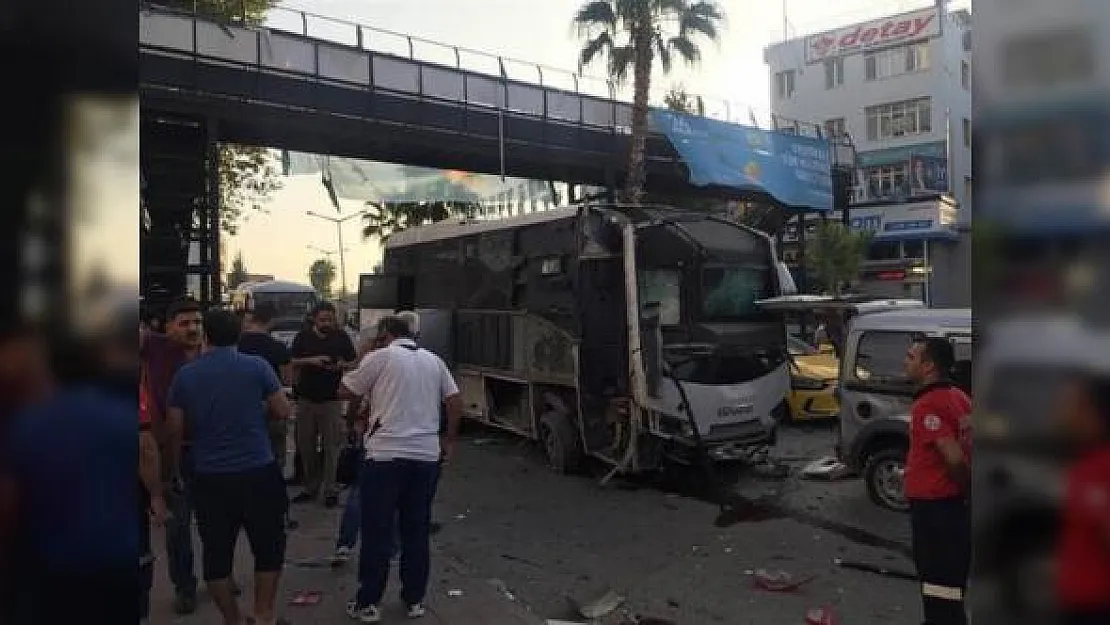 Çevik Kuvvet Polislerine Düzenlenen Bombalı Saldırı Hakkında Peş Peşe Açıklamalar ! Şehit Var Mı?