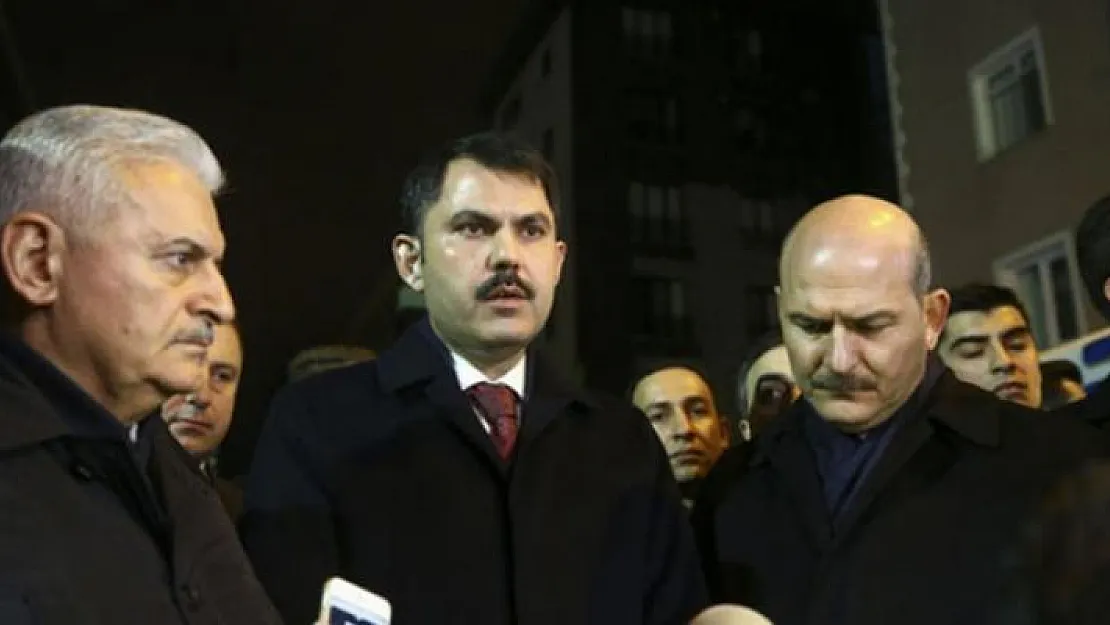 Çevre Bakanı Murat Kurum Açıkladı! Kartal'da Çöken Bina Deniz Kumuyla Yapılmış