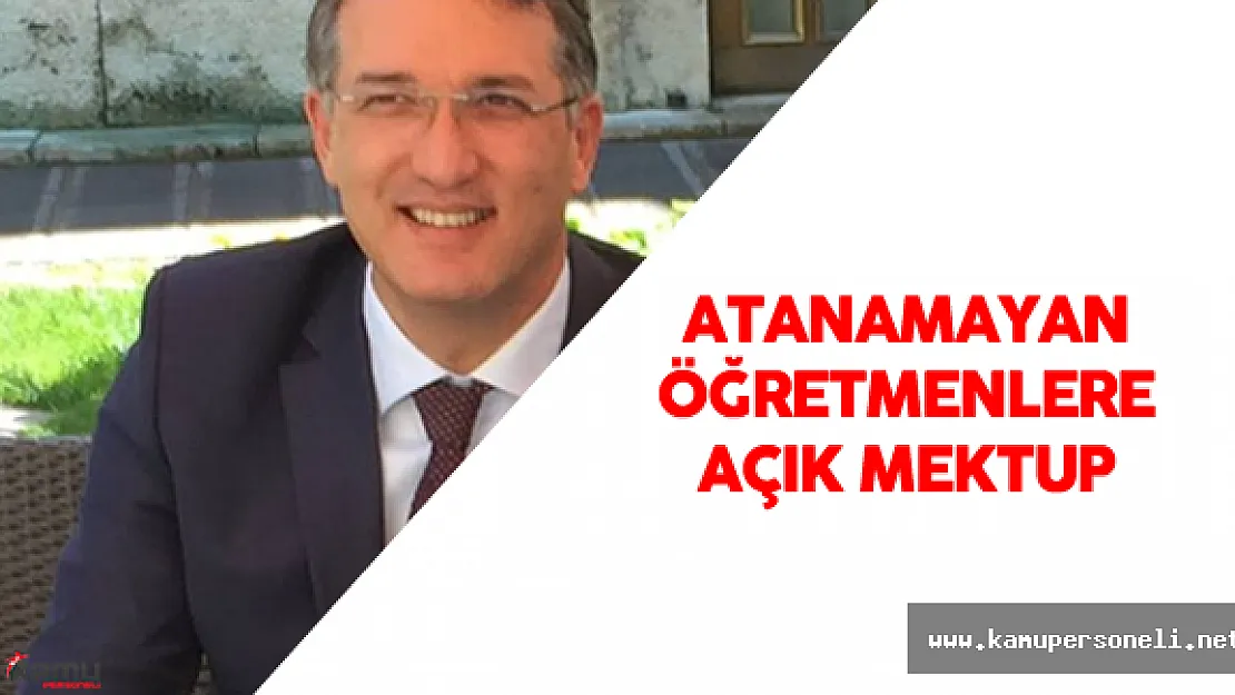 Ceyhun İrgil'den Atanamayan Öğretmenler için Açık Mektup