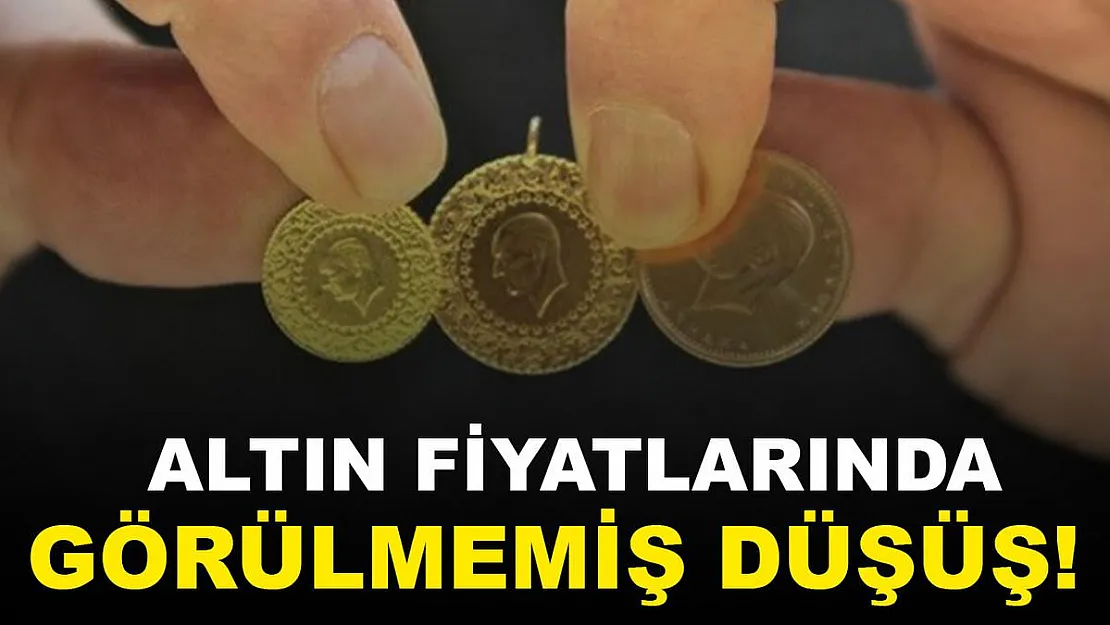 Çeyrek altında görülmemiş düşüş! Fiyatlar şoke etti!