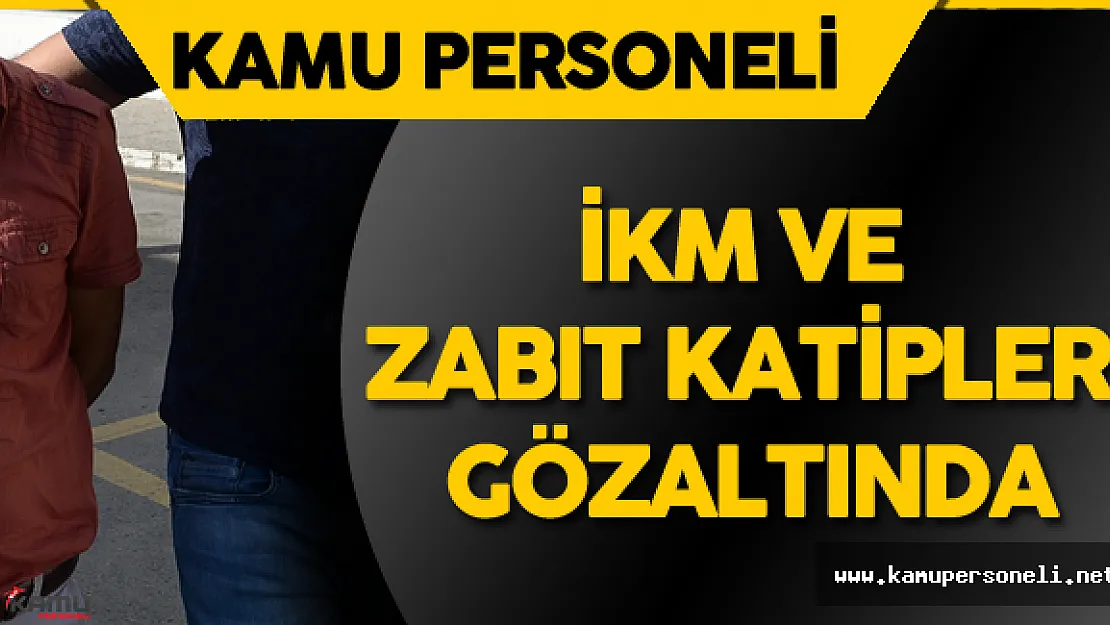 Ceza İnfaz Koruma Memurları ve Zabıt Katiplerine Yönelik Operasyon