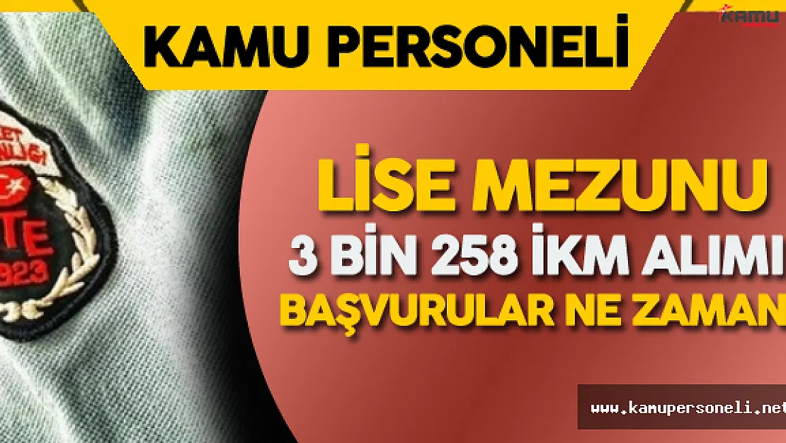 Ceza ve Tevkifevleri Lise Mezunu İnfaz ve Koruma Memuru Alımı Başvuruları Ne Zaman?