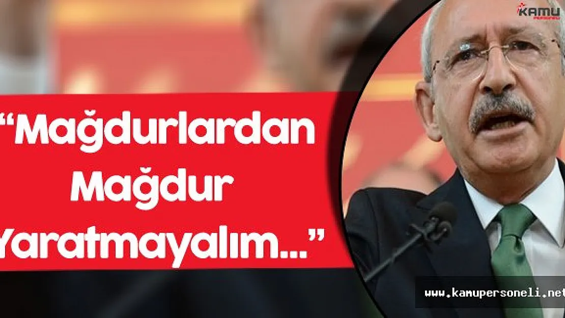 CHP Genel Başkanı Kılıçdaroğlu:" Sendikalı Olmak Ne Zamandan Beri Suç Oldu?"