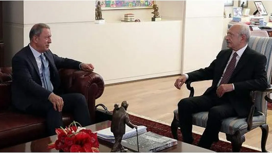 CHP Lideri ile görüşen MSB Bakanı Akar'dan flaş açıklama: Bizim bir sıkıntımız yok