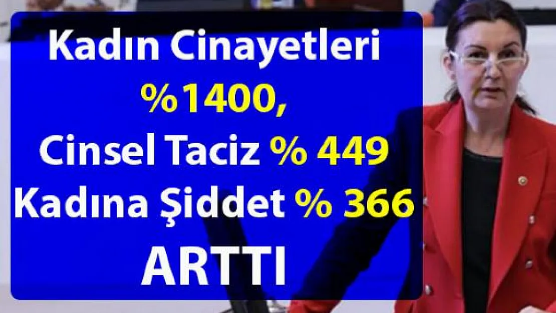 CHP milletvekili Karabıyık, kadın cinayetleri, cinsel taciz olaylarında ki artışa dikkat çekti