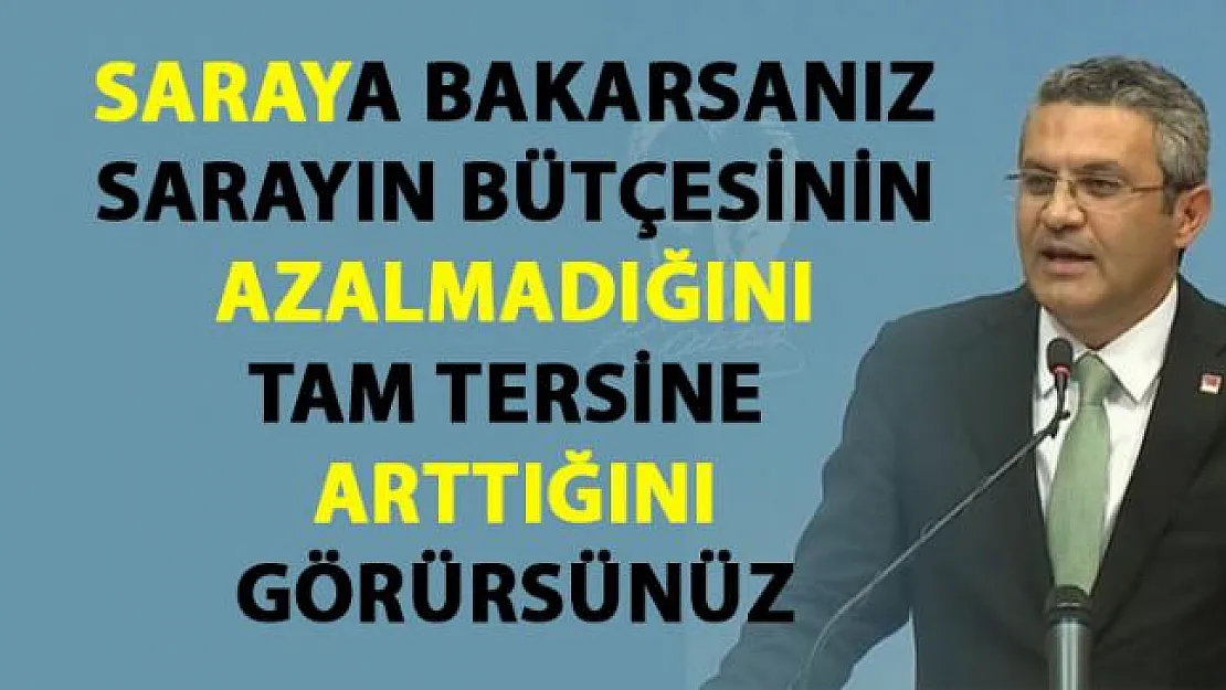 CHP Salıcı, 2019 tasarruf bütçesini eleştirdi