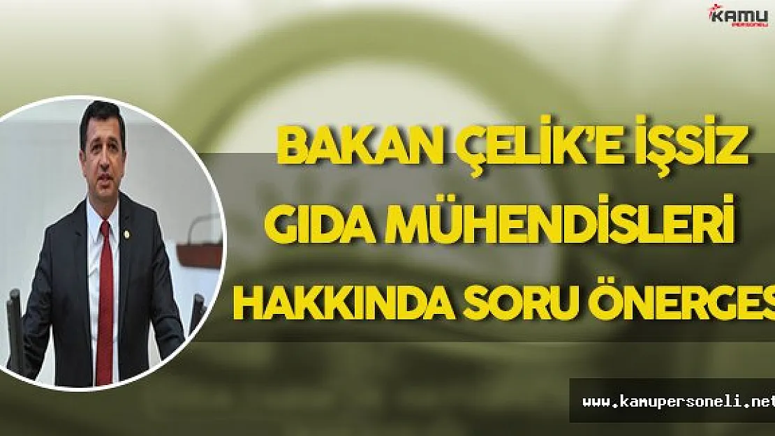 CHP'li Gaytancıoğlu'ndan Bakan Faruk Çelik'e Soru Önergesi