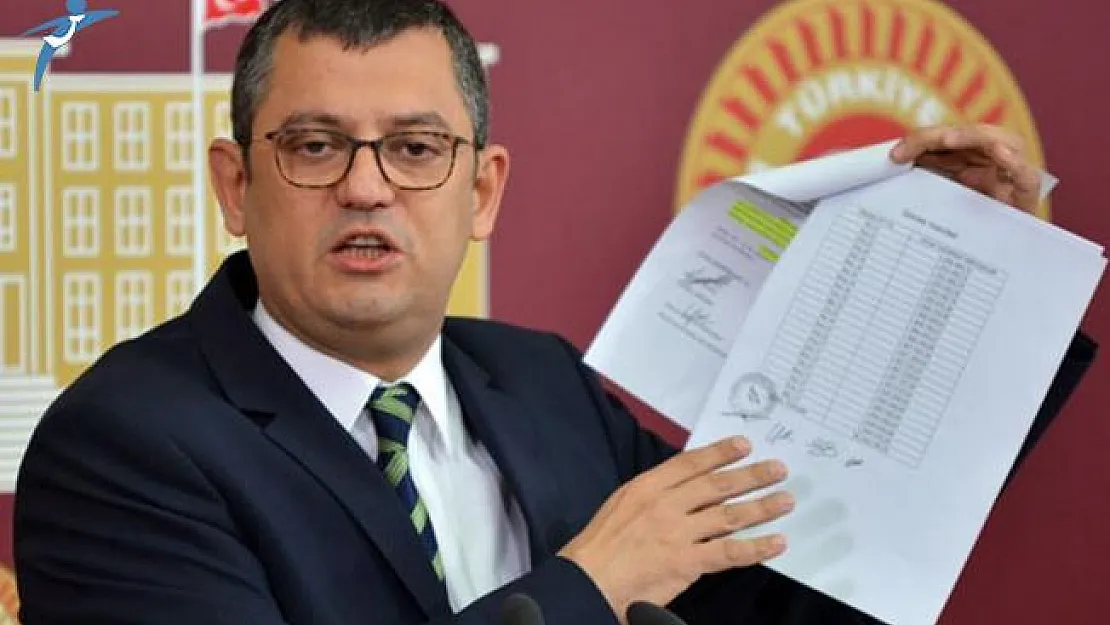 CHP'li Özgür Özel Meclis Başkanı Yıldırım'a Çağrıda Bulundu!