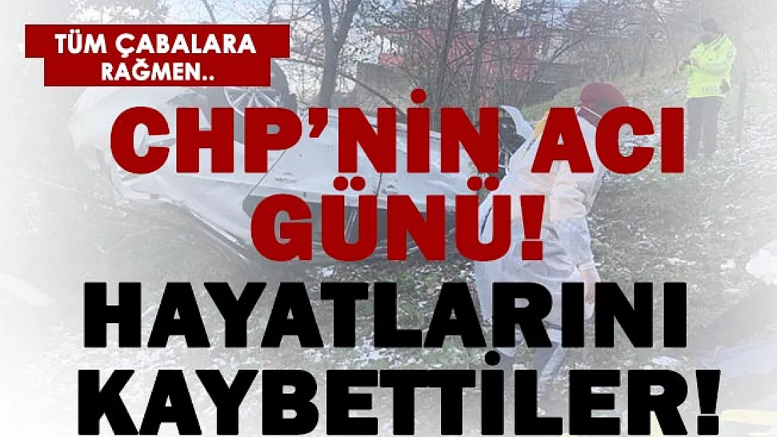 CHP'nin acı günü! İstanbul eski il başkan yardımcısı ve eşi hayatını kaybetti!