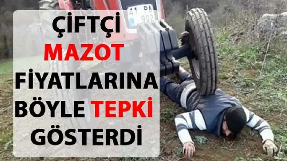 Çiftçinin mazot fiyatlarına olan tepkisi