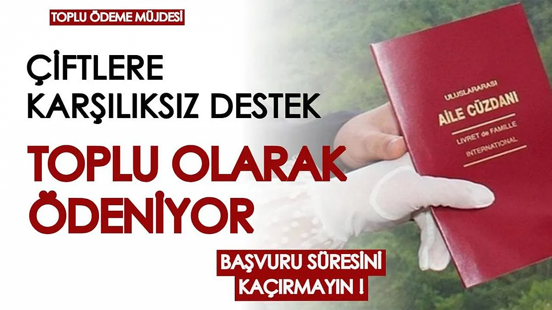 Çiftlere devletten karşılıksız nakit desteği! Toplu olarak ödeniyor, 5 yıl içinde başvuru şartı bulunuyor
