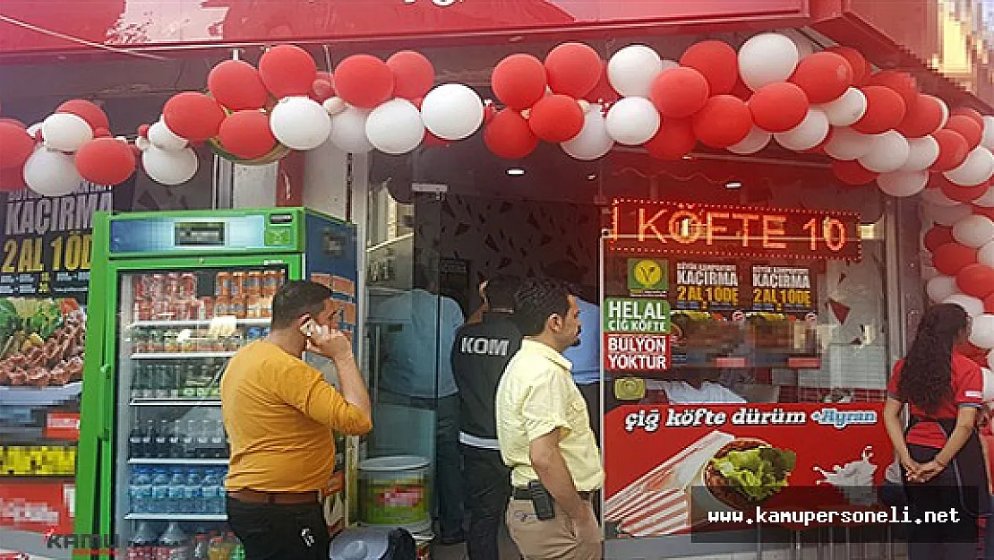 Çiğ Köftecide 28 Bin Lira Himmet Parası Bulundu