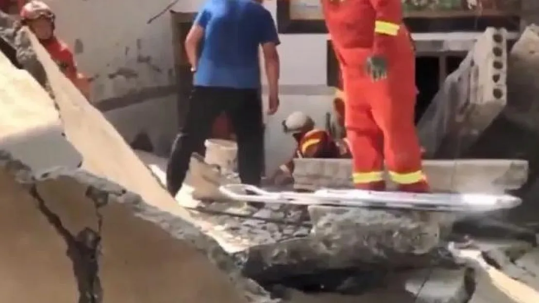 Çin'de otel çöktü! Çok sayıda ölü ve yaralı var