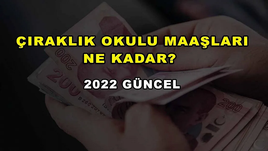 Çıraklık Okulu Maaşları Ne Kadar? 2022 Güncel
