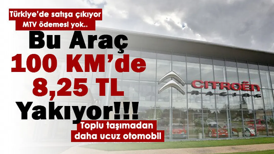 Citroen'in yeni otomobili Türkiye'de satışa çıkıyor! 100 KM'de toplam 8,25 TL yakıt harcıyor: Aracın MTV ödemesi yok