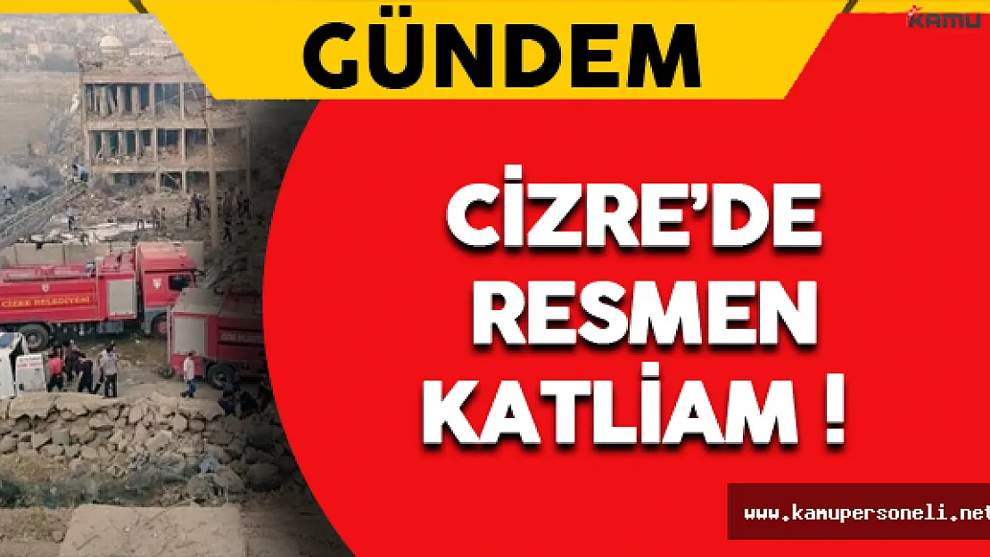 Cizre'deki Patlama Resmen Katliam !